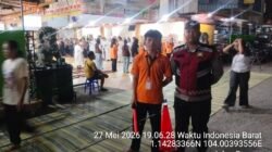 Polsek Lubuk Baja Laksanakan Pengamanan Ritual Tiga Langkah Satu Sujud di Vihara Budhayana Batam