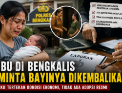 SEORANG IBU DI BENGKALIS MINTA BAYINYA DIKEMBALIKAN, AKU TERTEKAN KONDISI EKONOMI