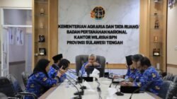 Evaluasi Rutin Kanwil BPN Sulteng: Dorong Peningkatan Layanan Pertanahan