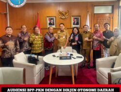 AUDIENSI BPP-PKN DENGAN DIRJEN OTONOMI DAERAH KEMENTERIAN DALAM NEGERI PERKUAT TINDAK LANJUT PEMBENTUKAN PROVINSI KEPULAUAN NIAS