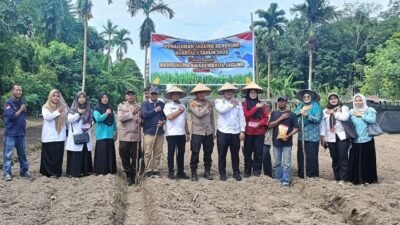 Dukung Swasembada Pangan, Polsek Bengkalis Gelar Aksi Penanaman Jagung Pipil Serentak di Desa Kuala Alam*