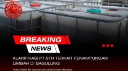 Klarifikasi PT STH Terkait Penampungan Limbah di Sagulung