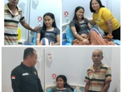 S. Waruhu Kaperwil Media Berkatnews7.com Kunjungi Pasien Rawat Inap Di Klinik Dinda Ukui, A. Efendi Waruwu Ucap Terimakasih 