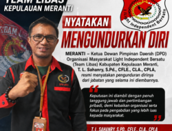 Ketua DPD Team Libas Kepulauan Meranti Nyatakan Mengundurkan Diri