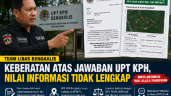 TEAM LIBAS Bengkalis Keberatan atas Jawaban UPT KPH, Nilai Informasi yang Diberikan Tidak Lengkap