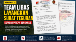 TEAM LIBAS Bengkalis Layangkan Surat Teguran kepada UPT KPH Terkait Permohonan Informasi Publik