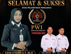 Feni Utami, S.T., M.H. Ucapkan Selamat atas Pelantikan Pengurus PWI Kepulauan Meranti Periode 2026–2029