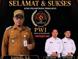 Camat Tasik Putri Puyu Beri Ucapan Selamat atas Pelantikan Pengurus PWI Kepulauan Meranti Periode 2026–2029