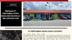 PT Pertamina Patra Niaga Batam Gusur Perkebunan Warga, Tanpa Ganti Rugi Diduga Langgar HAM