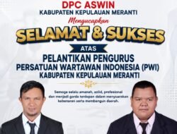 DPC ASWIN Kepulauan Meranti Ucapkan Selamat Atas Pelantikan Pengurus PWI Kepulauan Meranti