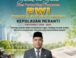 Pengurus PWI Meranti 2026-2029 Resmi Dilantik, Diskominfotik Sampaikan Harapan Besar untuk Kolaborasi Strategis