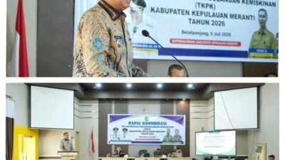 Wabup Muzamil Pimpin Rakor Penanggulangan Kemiskinan, Pemkab Meranti Perkuat Strategi Tekan Angka Kemiskinan