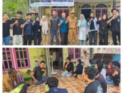 Perkuat Sinergi dengan Mahasiswa, Camat Pulau Merbau HERMANSYAH, SH Kunjungi Posko KKN di Desa Centai