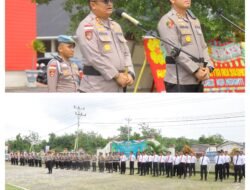 Farewell Parade Kapolres Meranti, AKBP Aldi Berpamitan, AKBP Gede Siap Lanjutkan Pengabdian