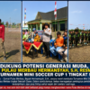 Dukung Potensi Generasi Muda, Camat Pulau Merbau Hermansyah, S.H. Resmi Buka Turnamen Mini Soccer Cup 1 Tingkat SD