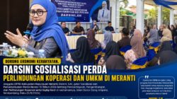 Dorong Ekonomi Kerakyatan, Darsini Sosialisasi Perda Perlindungan Koperasi dan UMKM di Meranti