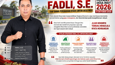 Mengusung Tata Kelola Ekonomi Desa, Fadli, S.E. Siap Bawa Perubahan Nyata untuk Desa Insit