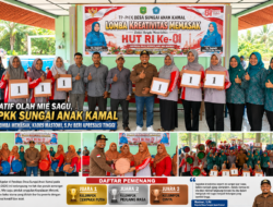 Kreatif Olah Mie Sagu, TP PKK Sungai Anak Kamal Gelar Lomba Memasak, Kades Mastowi, S.Pd Beri Apresiasi Tinggi