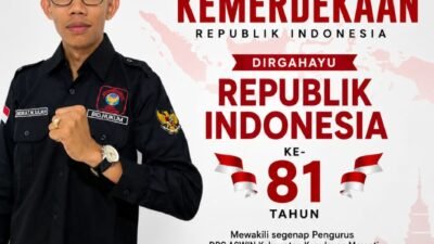 Ketua Bidang Hukum dan Advokasi DPC ASWIN Kepulauan Meranti Sampaikan Ucapan HUT ke-81 Kemerdekaan RI