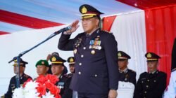 Pamatwil Polda Riau Pimpin Upacara HUT RI di Wilayah Terluar Meranti