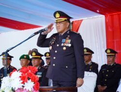 Pamatwil Polda Riau Pimpin Upacara HUT RI di Wilayah Terluar Meranti