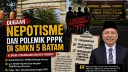 Dugaan Konflik Kepentingan di SMKN 5 Batam, Dinas Pendidikan Kepri Diminta Buka Data Pengangkatan PPPK