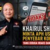 Khairul Sholeh Minta APH Usut Penyebar Konten yang Diduga Hoaks dan Fitnah