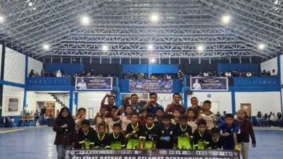 Kenji Cup II 2026 Meriah, Pelajar Se-Riau Adu Bakat Futsal di Bengkalis