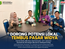 Dorong Potensi Lokal Tembus Pasar Widya, Camat Pulau Merbau Hermansyah, S.H. Lakukan Koordinasi Strategis Bersama Kadisperindag