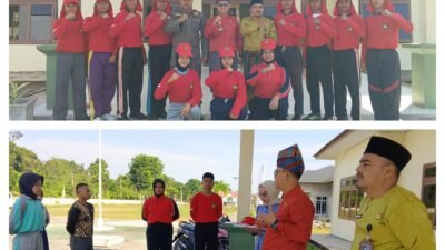 Optimalkan Persiapan HUT RI, Camat dan Sekcam Tebing Tinggi Barat Pimpin Langsung Pemusatan Latihan Paskibraka