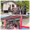Sambut HUT Kodaeral I dan HUT ke-81 RI, Danposal Selatpanjang Pimpin Aksi Sosial Bantuan Rumah Nelayan dan Pembagian Bendera di Kepulauan Meranti
