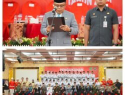 Bupati Meranti Kukuhkan Paskibra 2026, Tekankan Nasionalisme dan Tanggung Jawab Generasi Muda
