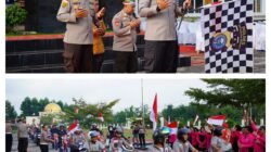 Apel Bersama Komunitas, Kapolres Meranti Lepas Ekspedisi Merah Putih Presisi