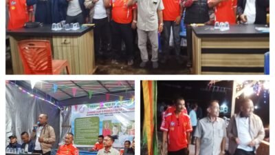 Baru Dilantik Semalam, Camat Tebing Tinggi Barat Langsung Tancap Gas Buka Domino Cup II di Desa Kundur