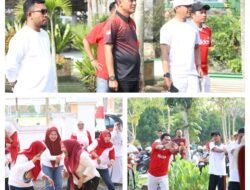 Semarak HUT RI ke-81: Sekwan Tunjiarto Perkuat Soliditas Pegawai DPRD Kepulauan Meranti