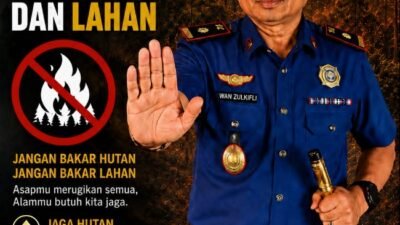 Mitigasi Kebakaran Kemarau: Kasat Pol PP Meranti, H. Wan Zulkifli, Tekankan Penegakan Hukum dan Kesadaran Kolektif