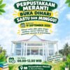 Perpustakaan Meranti Kini Buka Akhir Pekan, Perluas Ruang Literasi dan Belajar bagi Masyarakat