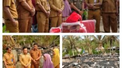 Rumah Ludes Terbakar, Bupati Meranti Datangi Korban: Bantuan Diserahkan, Rumah Baru Disiapkan