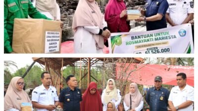 Bupati Asmar Salurkan Rp61,5 Juta untuk Korban Kebakaran, Wujud Nyata Kepedulian Guru dan ASN Meranti