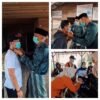 Camat Hermansyah Bersama Tim Puskesmas Pulau Merbau Turun ke Lapangan, Bagikan Masker dan Edukasi Warga Hadapi Kabut Asap