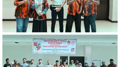 Pemuda Pancasila Meranti Gelar Donor Darah, Sugianto Tegaskan Organisasi Harus Hadir untuk Masyarakat